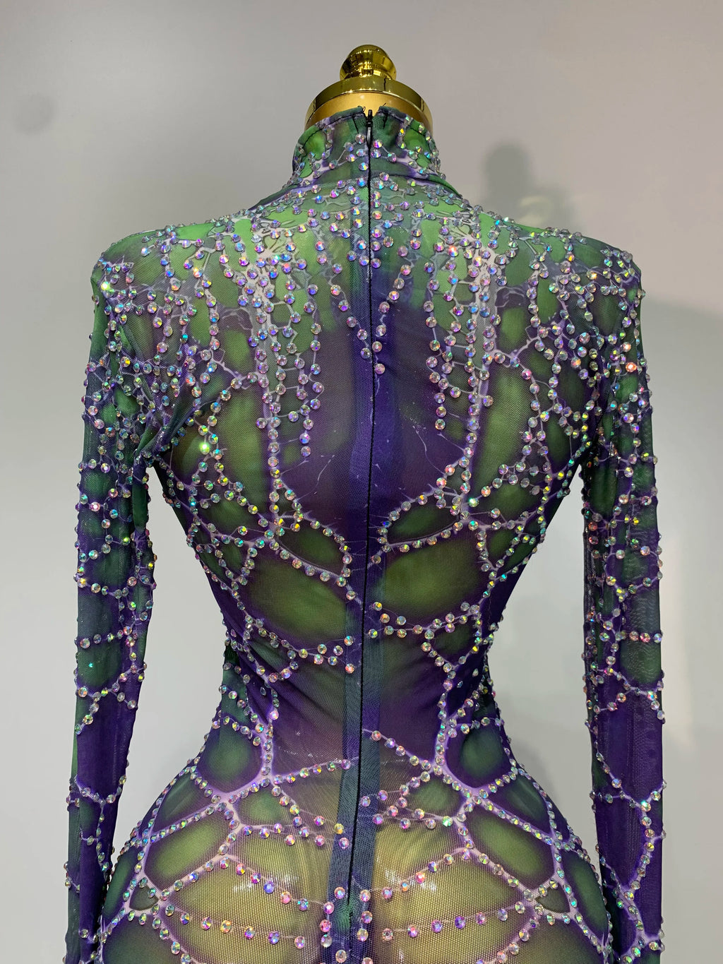 Purple Green Jumpsuit