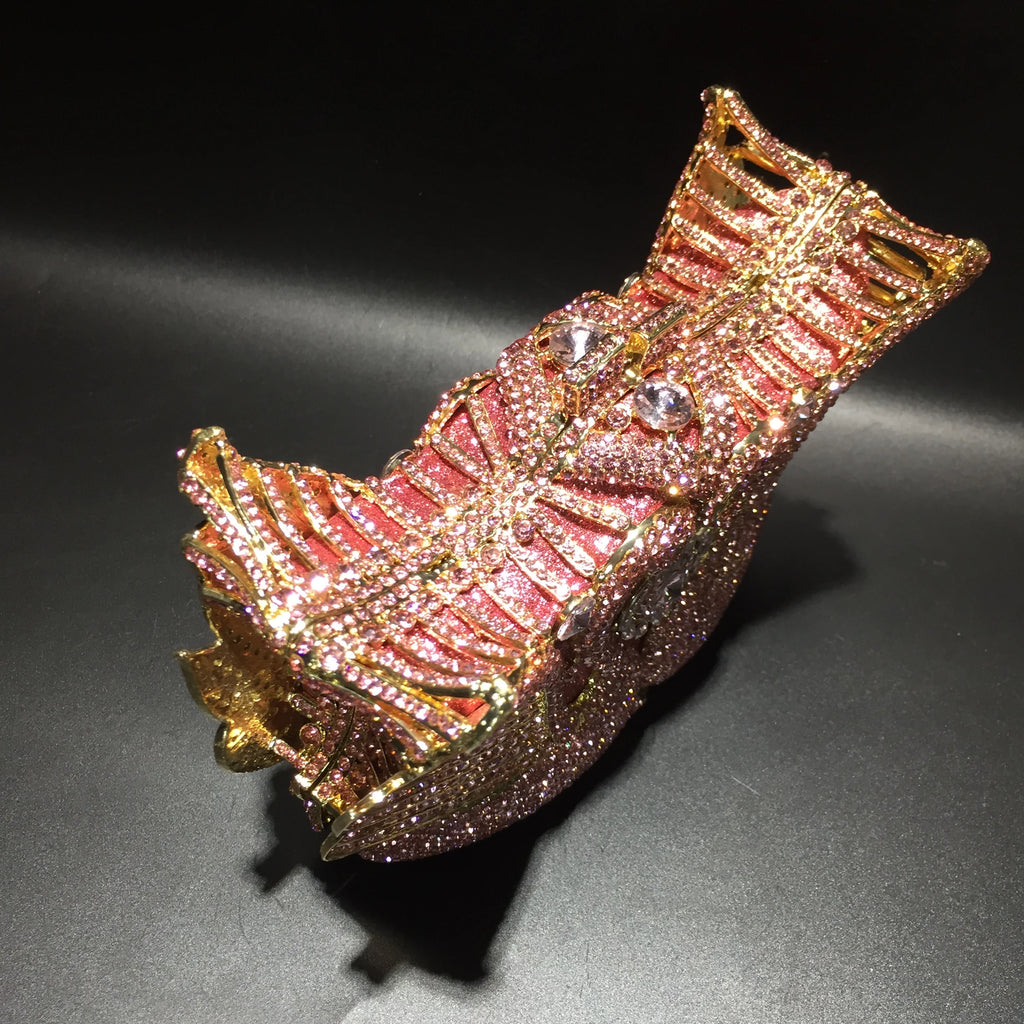 Swan Crystal Clutch