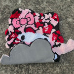 Ski Mask Pink Gun Kitty Rug