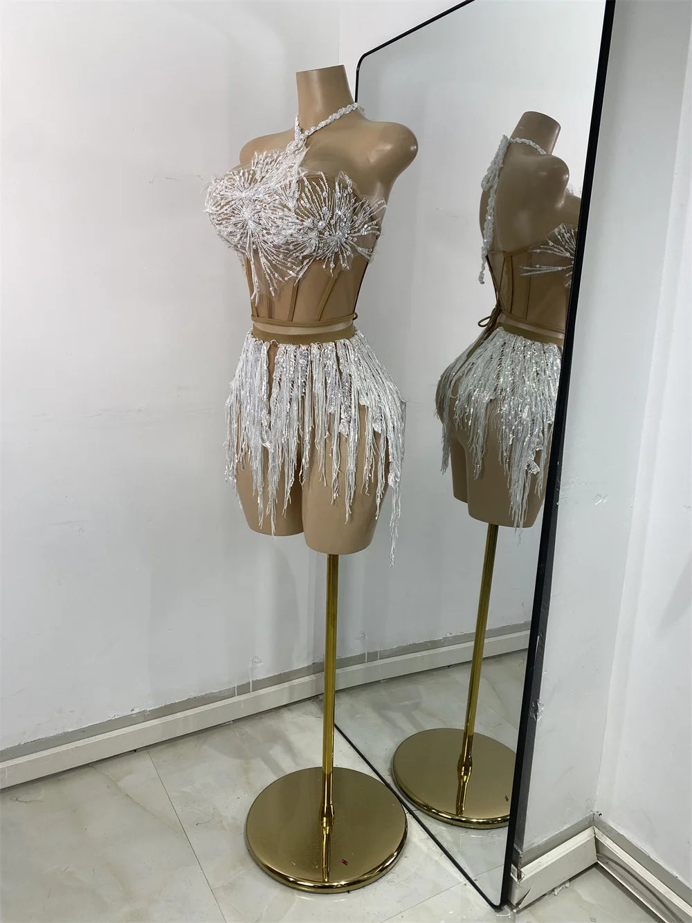 Snowflake Two Piece Skirt Set