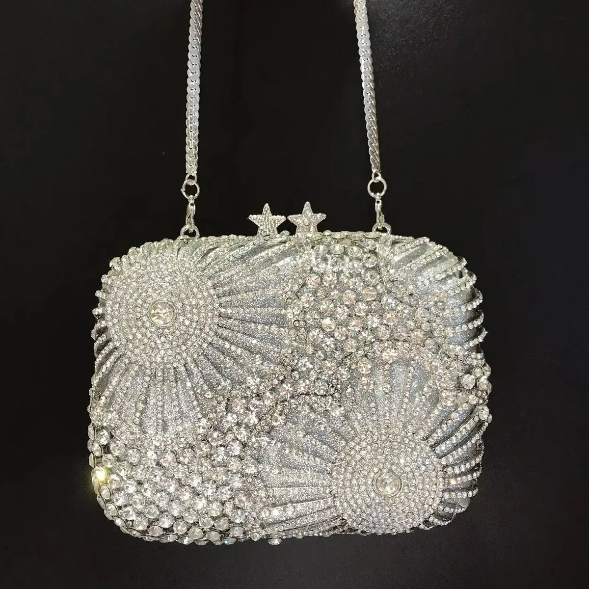 Dazzling Crystal Clutch