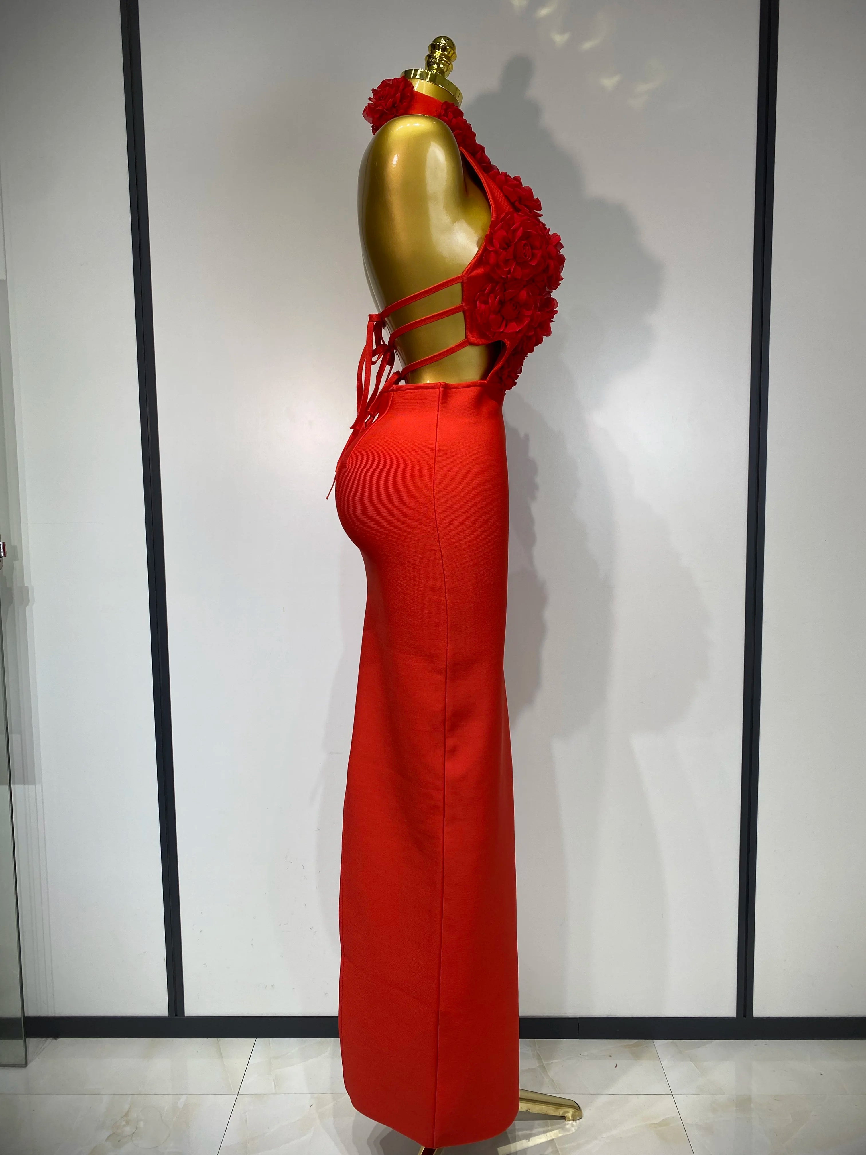 Roses Halter Dress