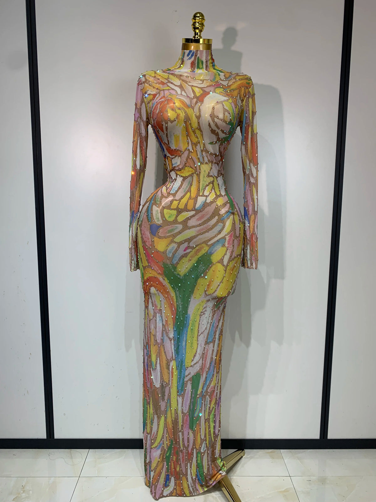A Piece Of Art Mesh Dress