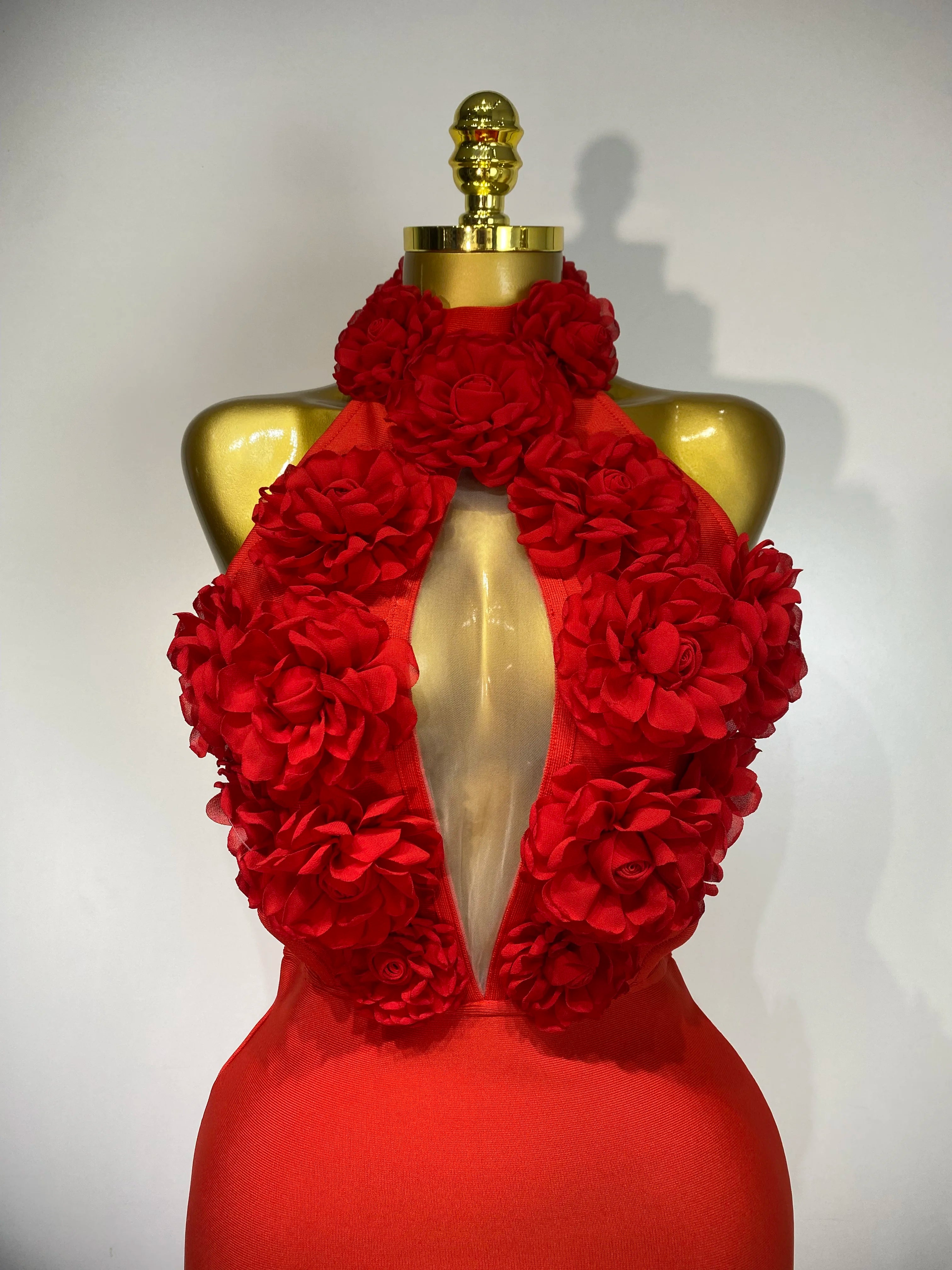 Roses Halter Dress