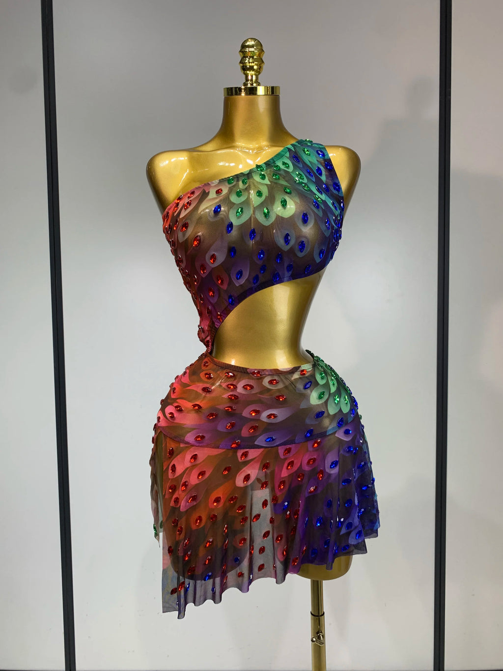 Peacock Aura Dress
