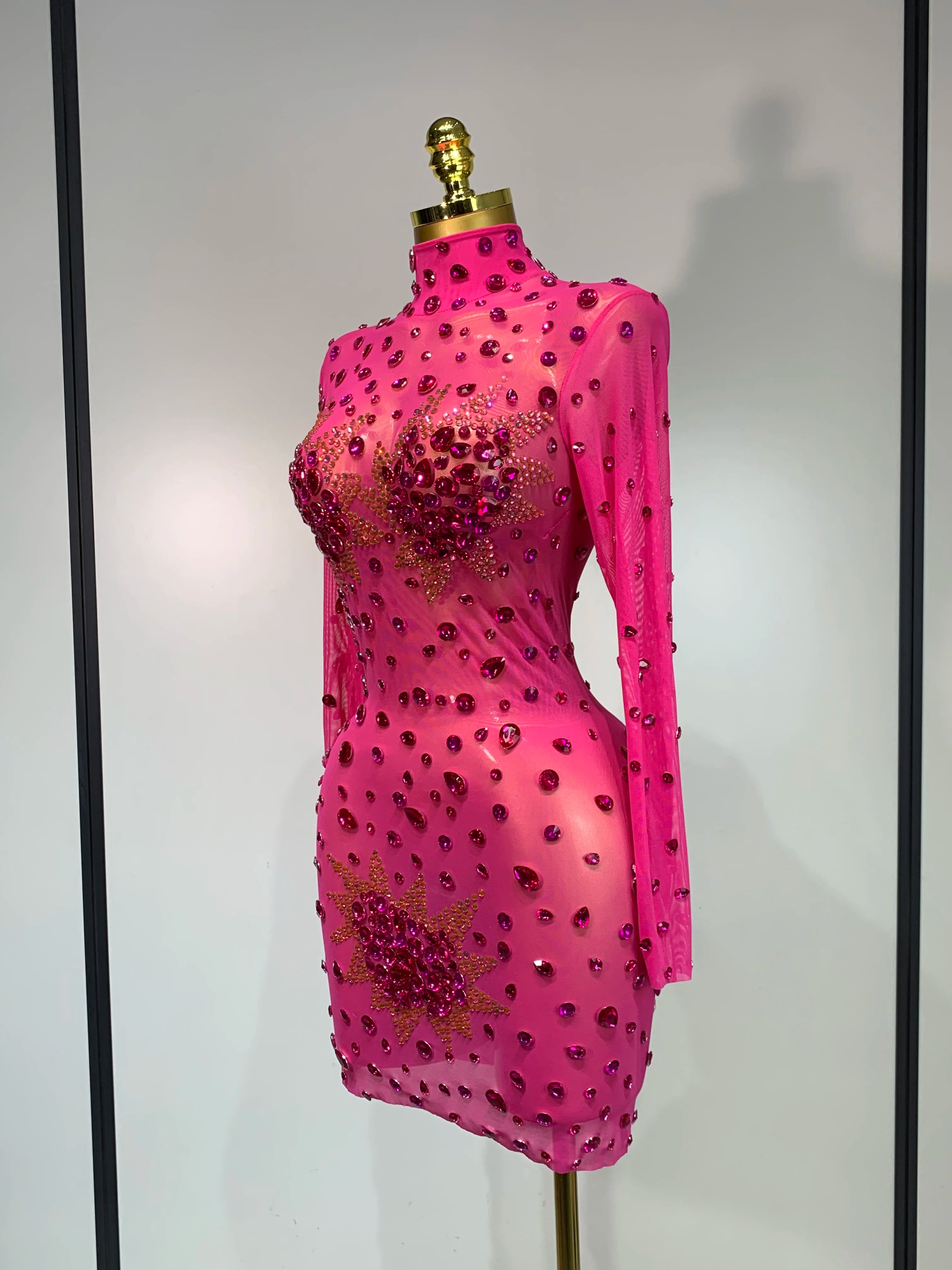 Sparkly Rhinestone Bodycon Dress