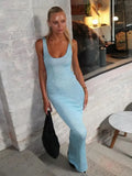 Shiny Silk Knitted Dress