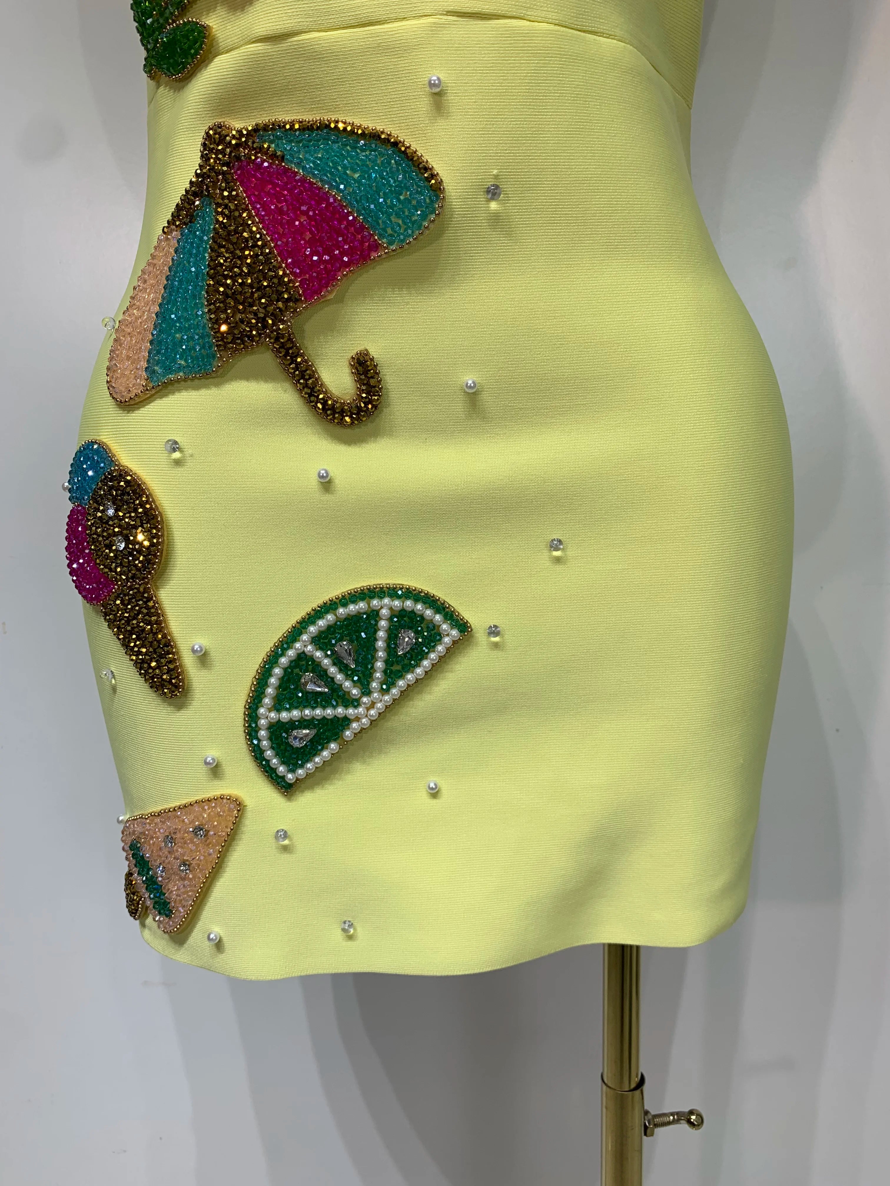 Tropical Beach Pearl Dress