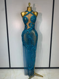 Ocean Goddess Mesh Dress