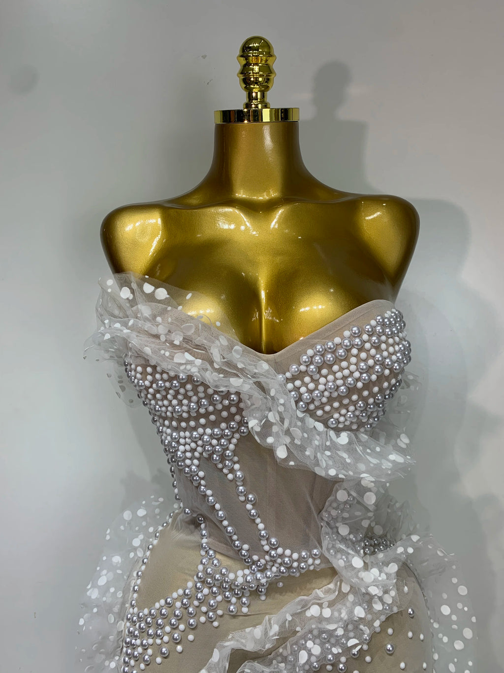 Pearl Mesh Dress