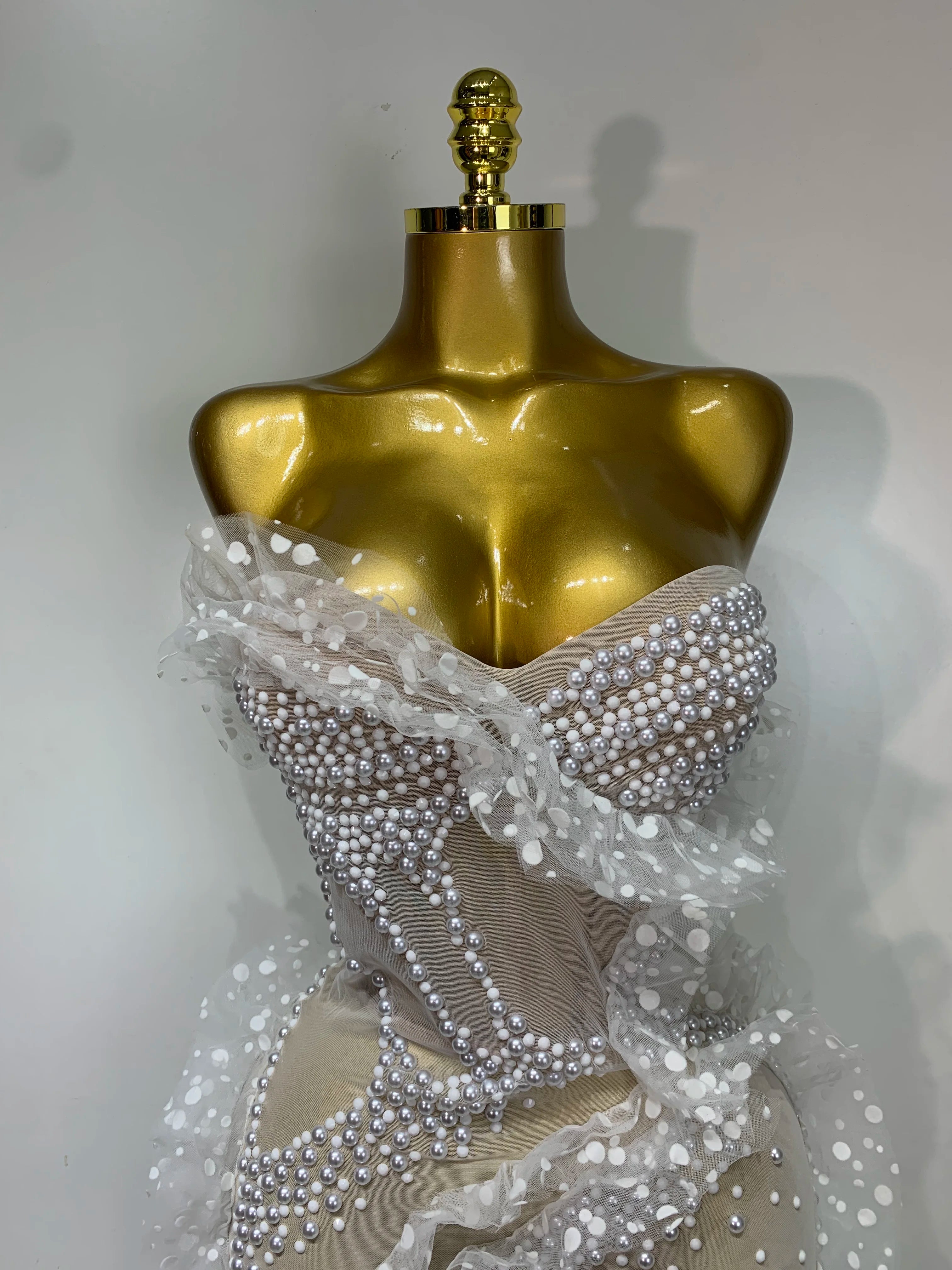Pearl Mesh Dress