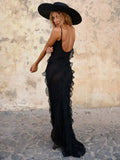 Ruffle Elegant Maxi Dress