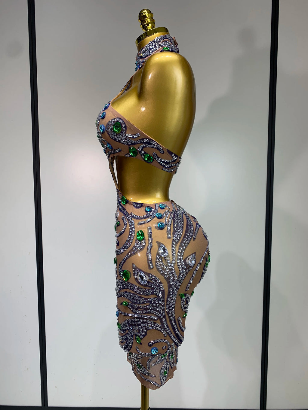 Halter Diamonds Dress