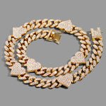 Cuban Link Heart Chain