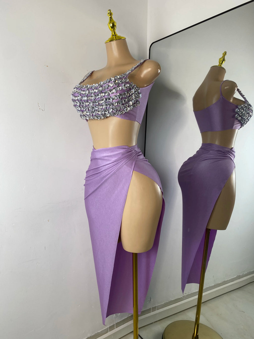 Private Villa Two Piece Skirt Set