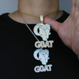 Goat Iced Out Chain