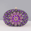 Rhinestones Diamonds Clutch With Chain Purse