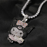 Kuromi Iced Out Tennis Chain