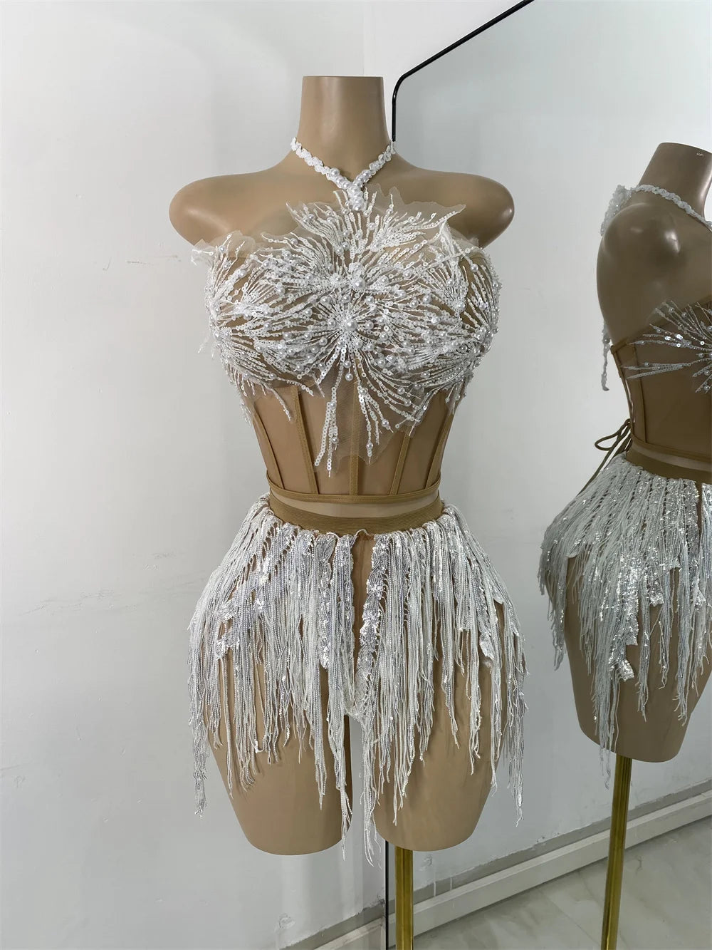 Snowflake Two Piece Skirt Set