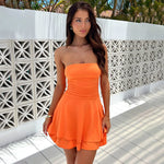 Ruffled Bodycon Mini Dress