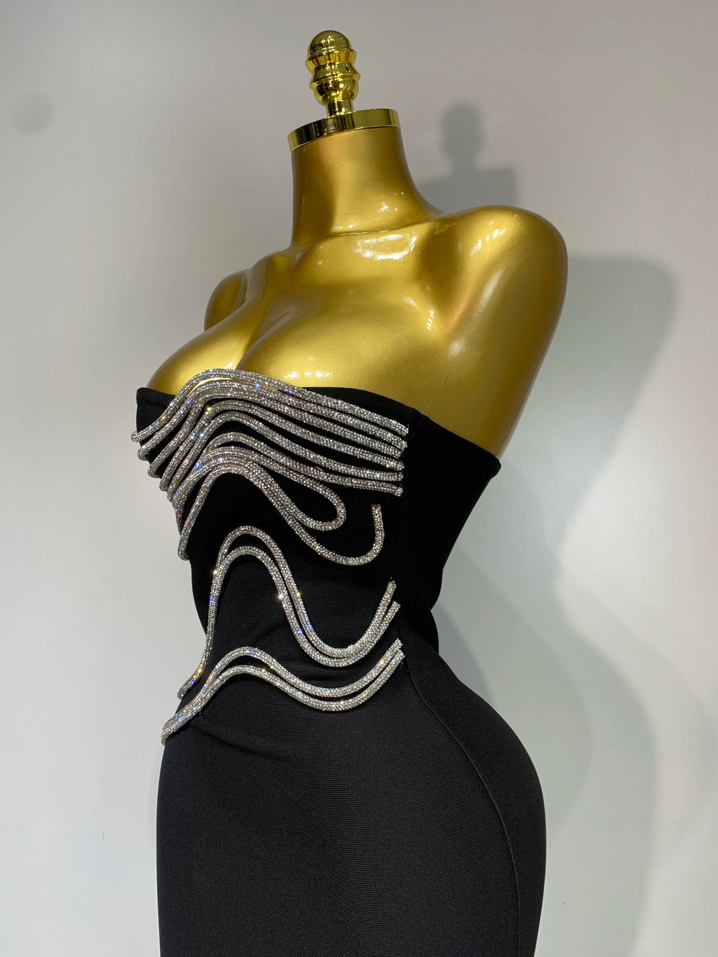 Diamond Lines Bodycon Dress
