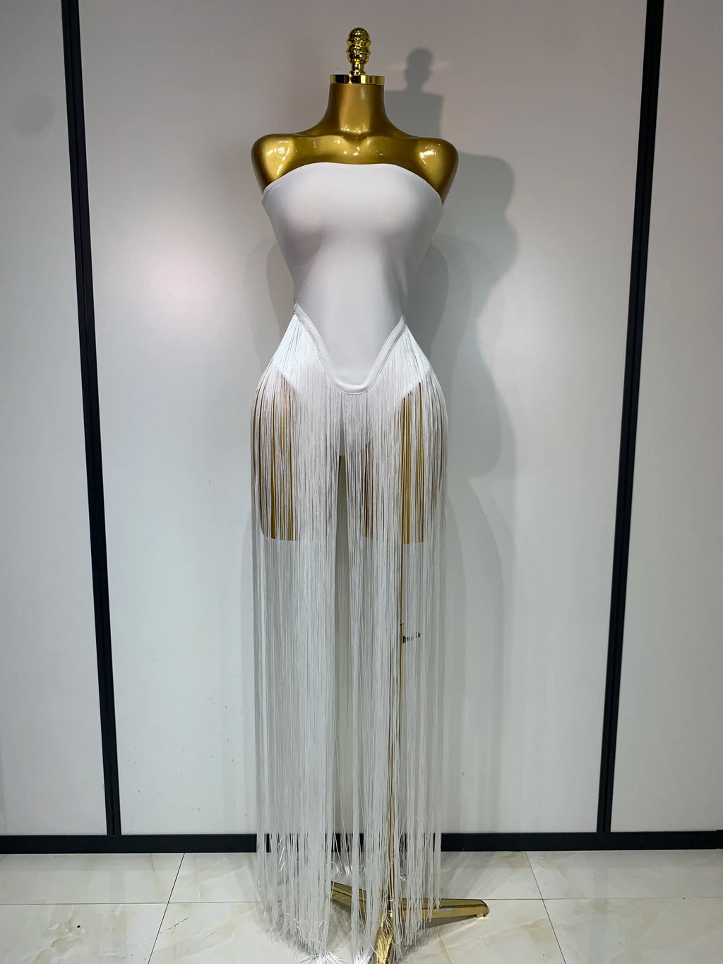Tube Fringe Bodysuit