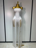 Tube Fringe Bodysuit