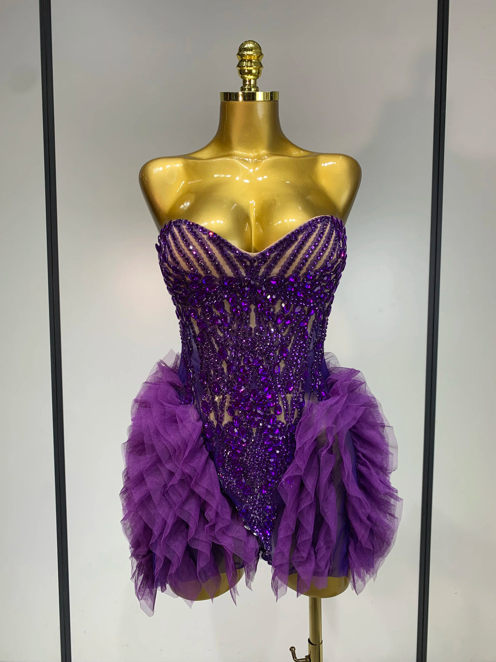 Deep Purple Amethyst Dress