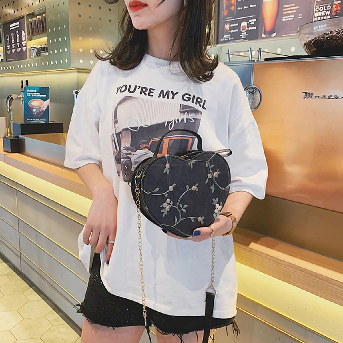 Heart Crossbody Bag