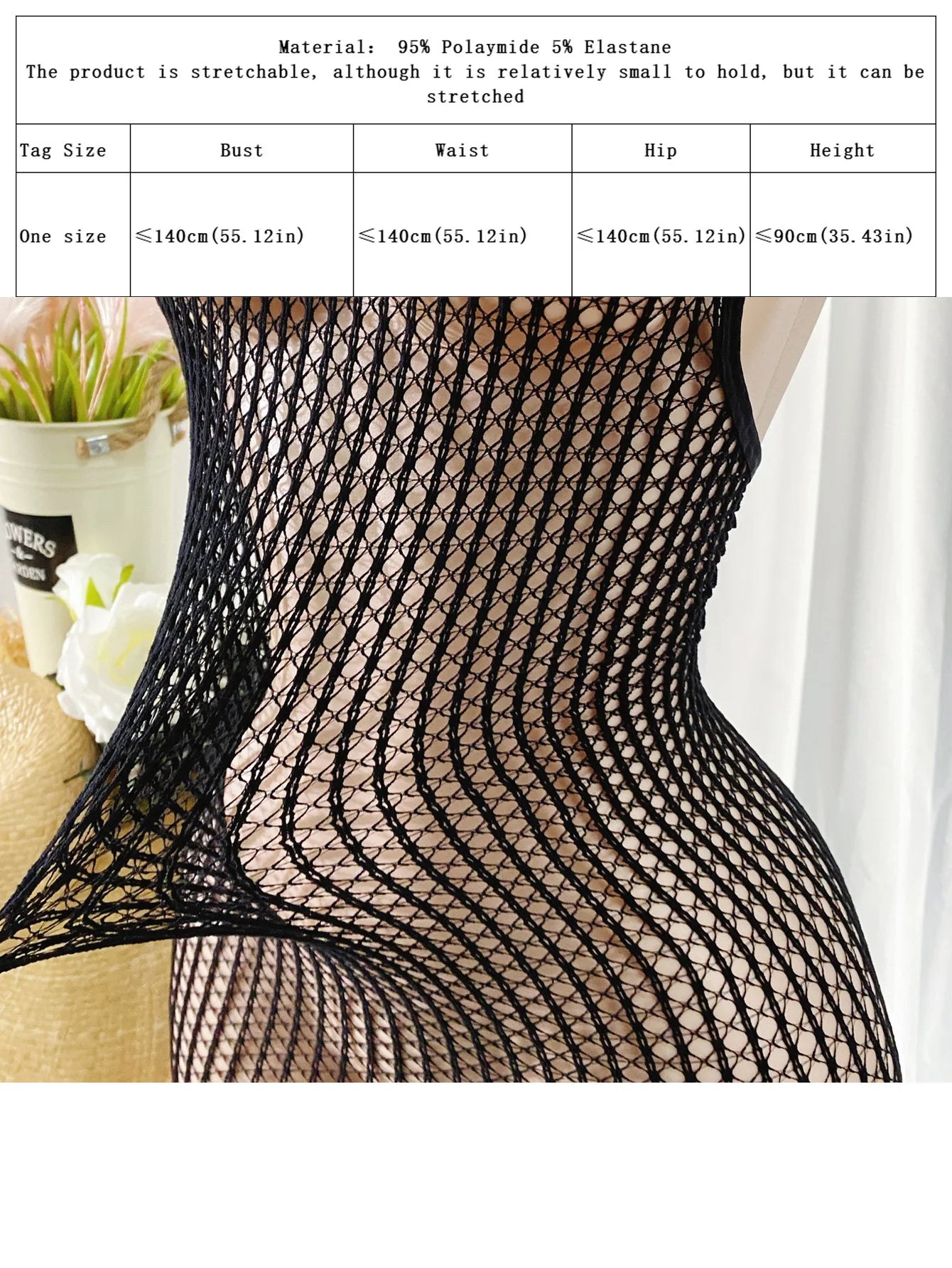 Fishnet Cover Up Dress
