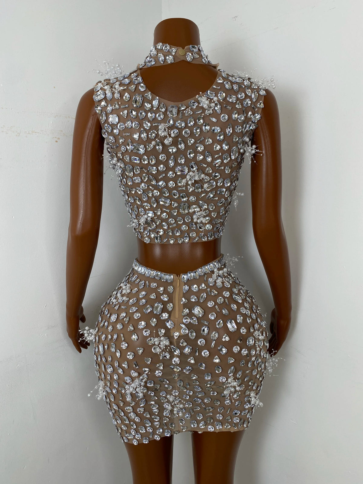 Icy Drops Two Piece Skirt Set