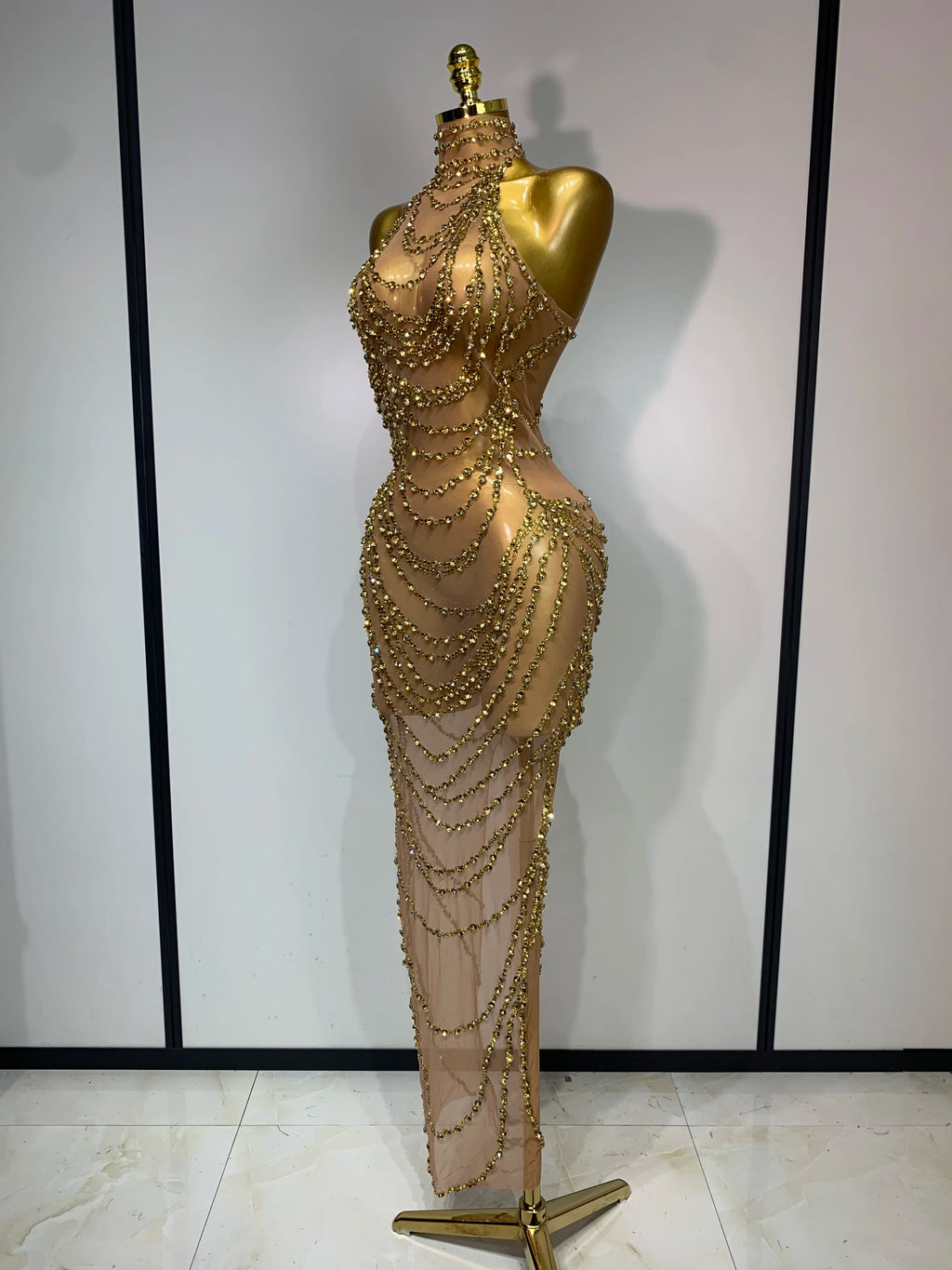 Seshat Goddess Mesh Dress
