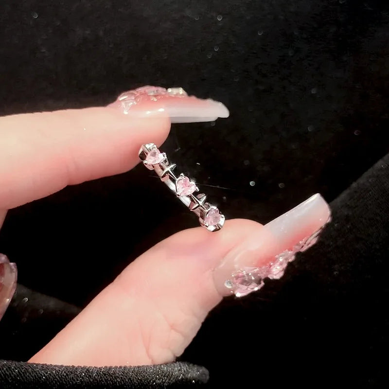 Romantic Lovely Pink Bow Ring