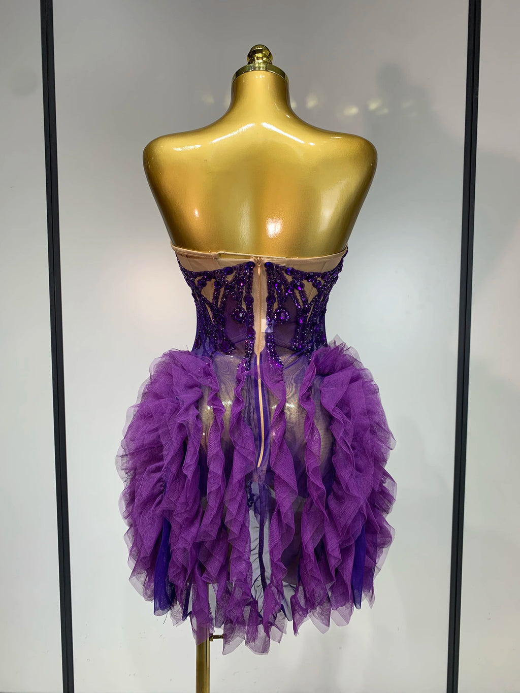 Deep Purple Amethyst Dress