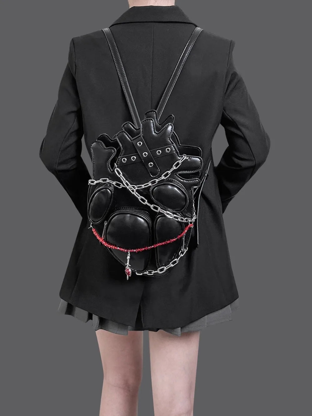 Black Heart Backpack