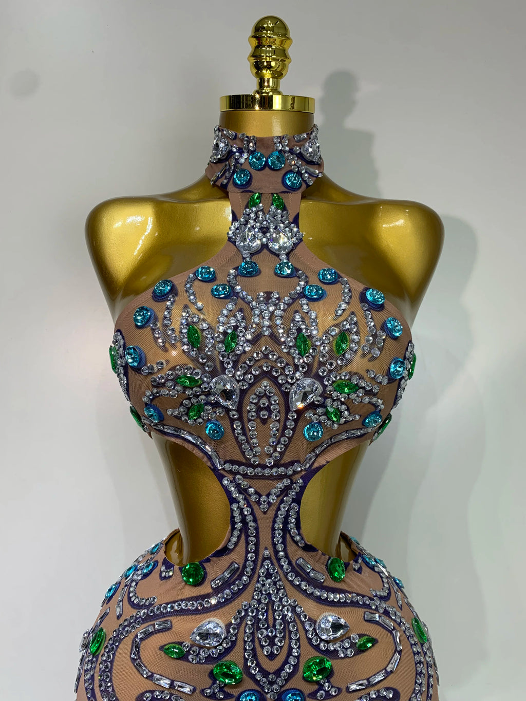 Halter Diamonds Dress