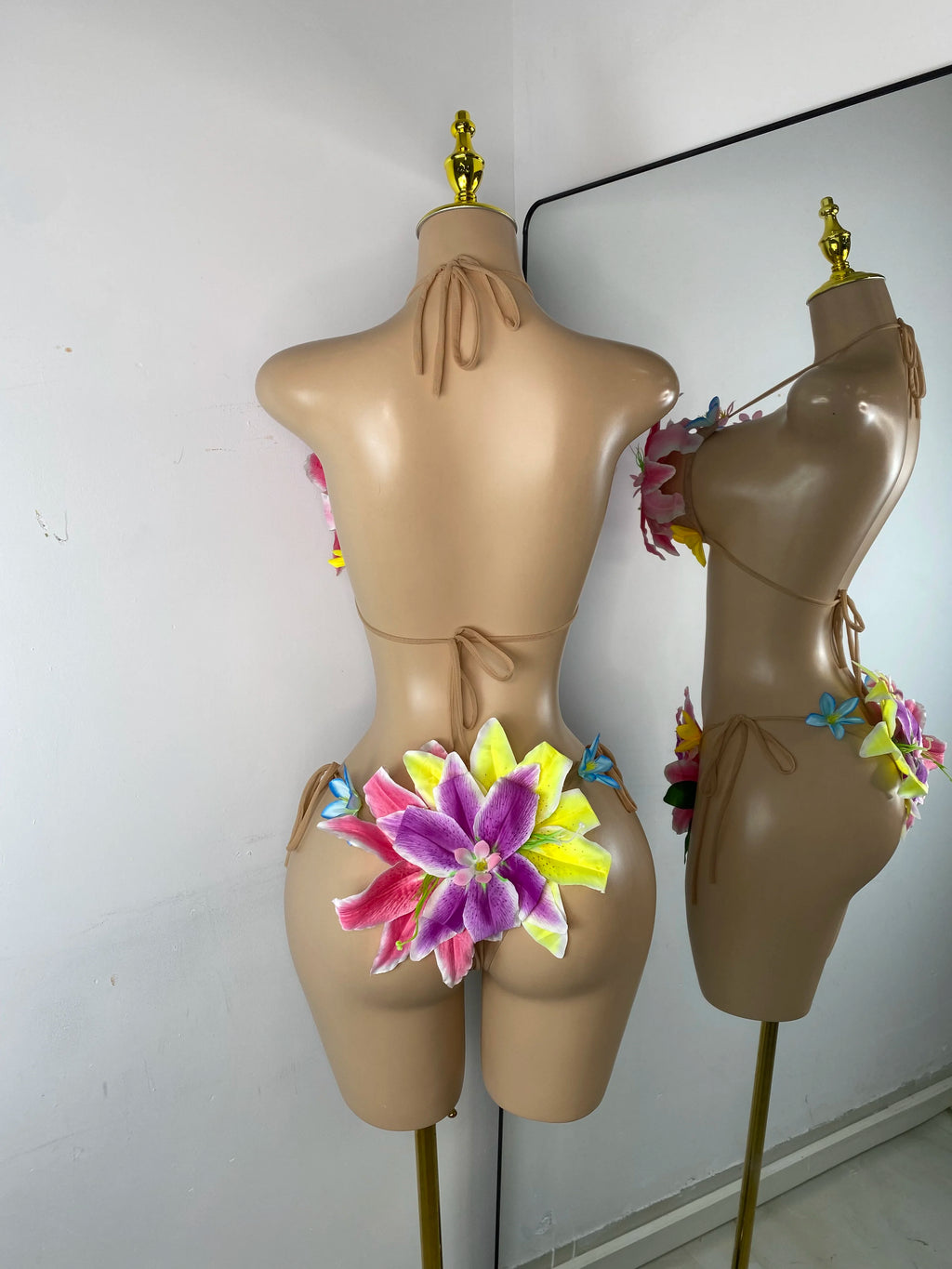 Tropical Flower Two Piece Bikini
