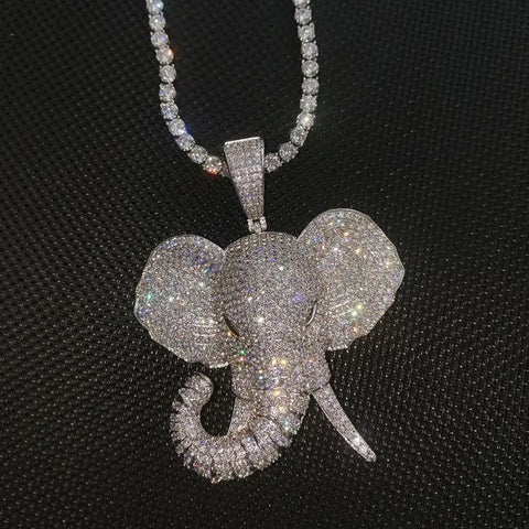 Elephant Iced Out Chain