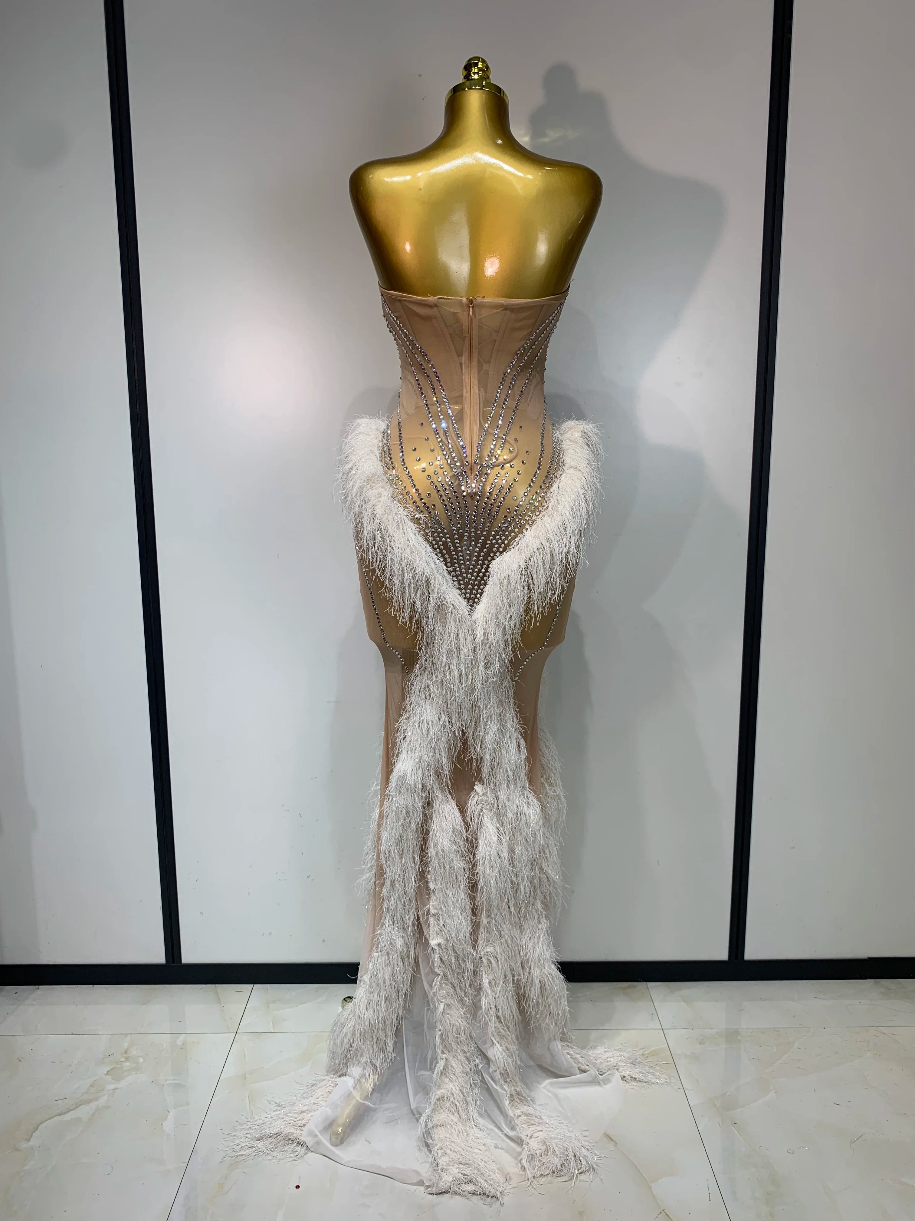 Luxury Glamour Rhinestone Dress
