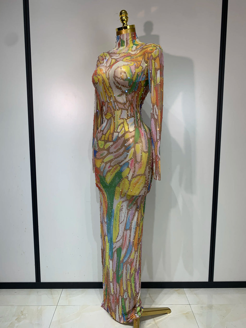 A Piece Of Art Mesh Dress