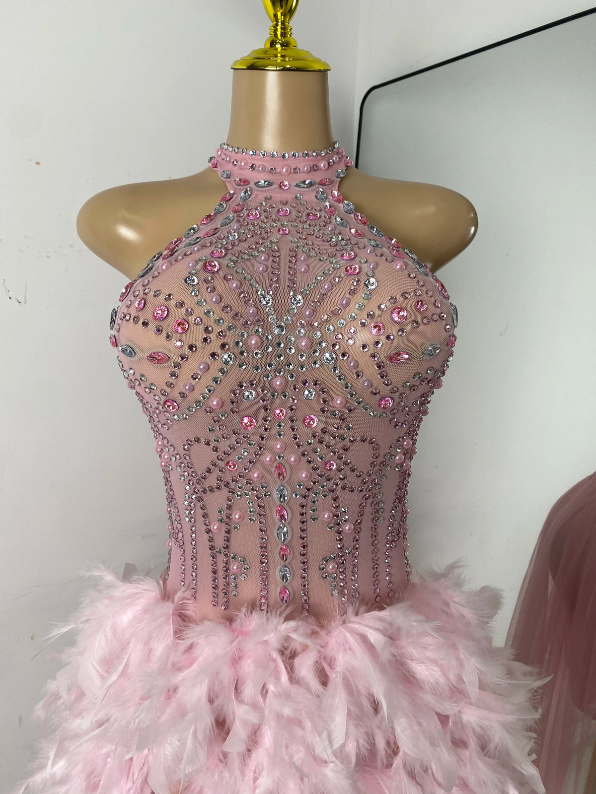 I'm Blushing Mesh Dress