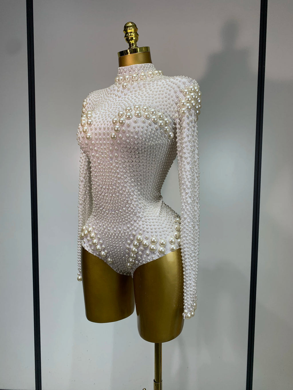 Sea Goddess Pearls Bodysuit