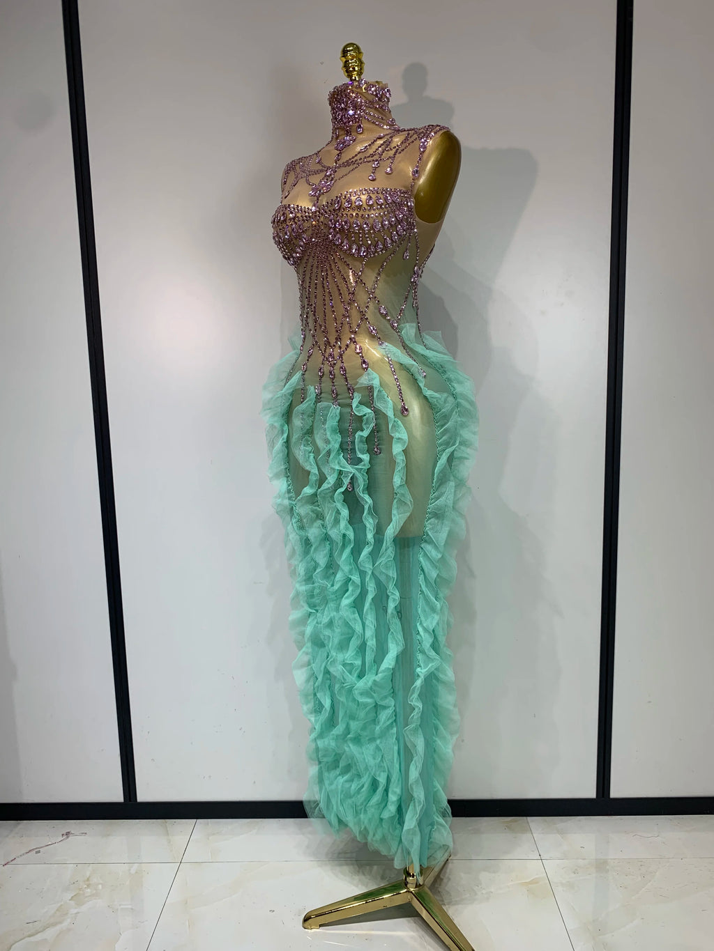 Love Mermaid Mesh Dress