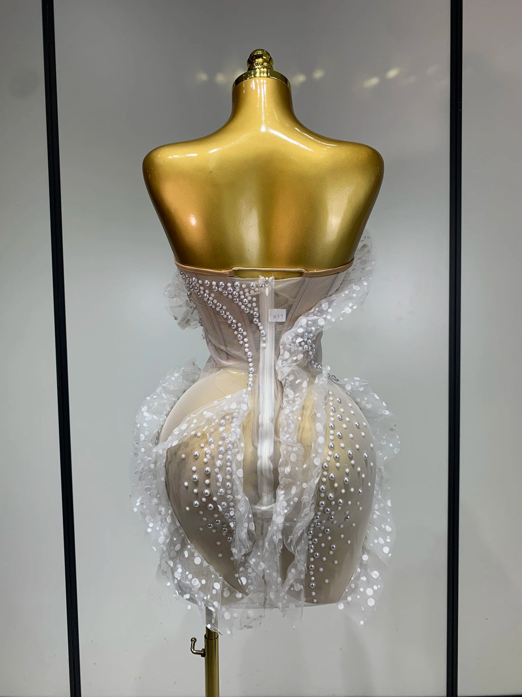 Pearl Mesh Dress
