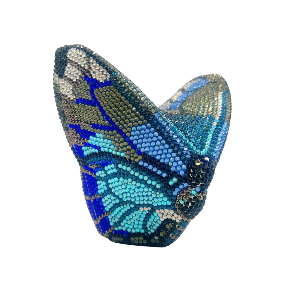 Butterfly Crystal Rhinestone Clutch Purse