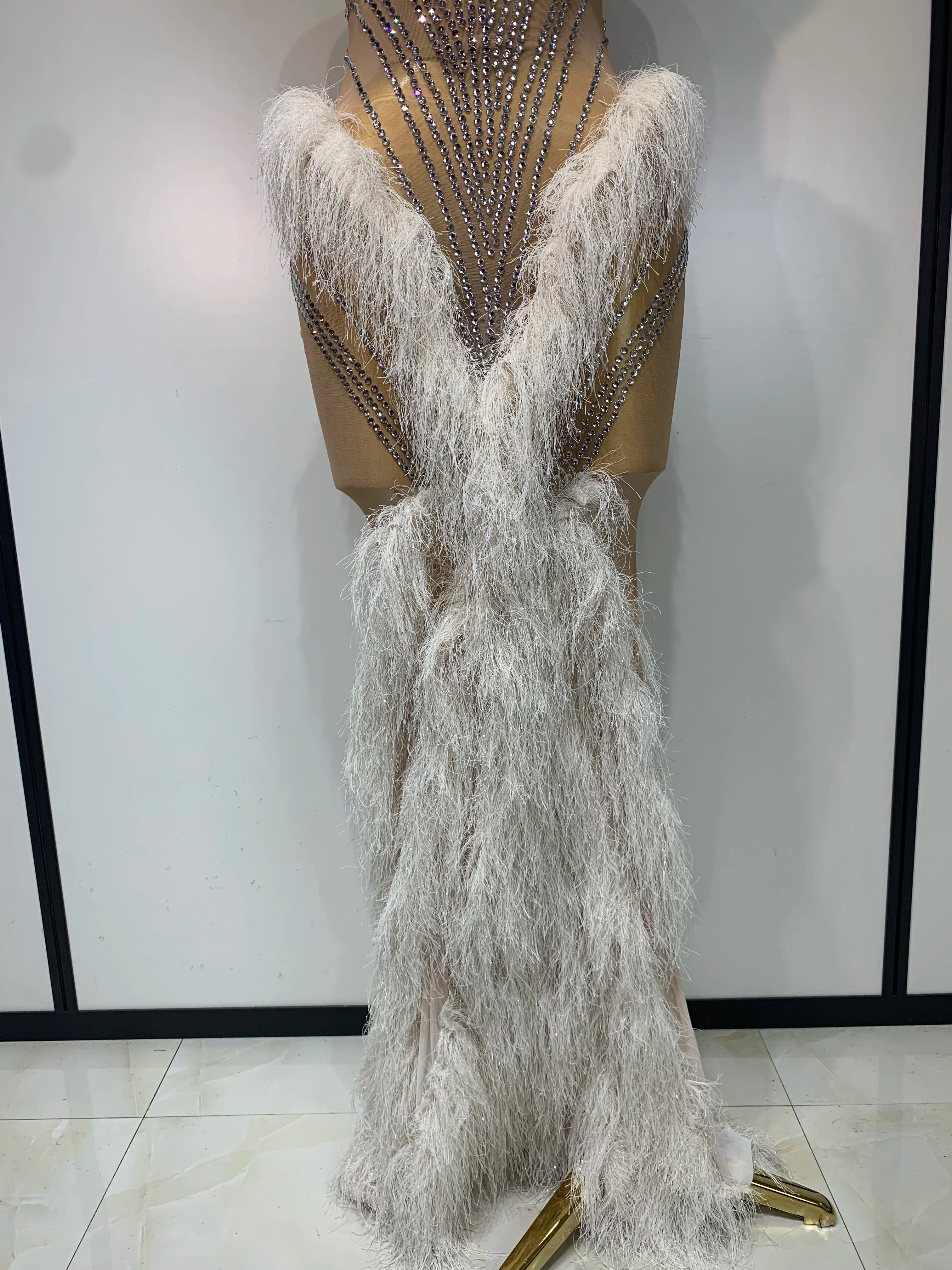Luxury Glamour Rhinestone Dress