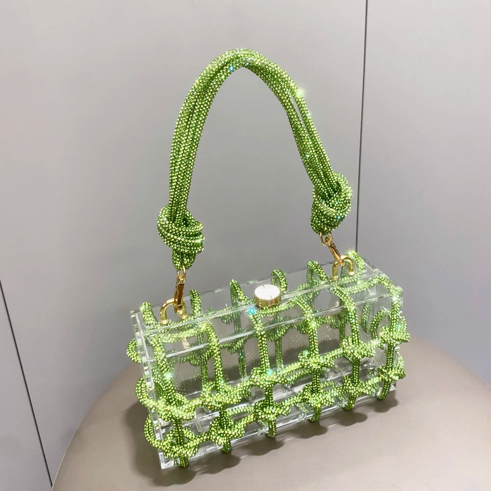 Glitz & Glamour Clear Box Bag