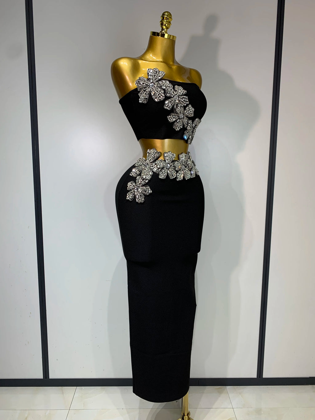 Flower Diamonds Two Piece Set