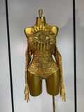 Gold Eye Of Ra Bodysuit