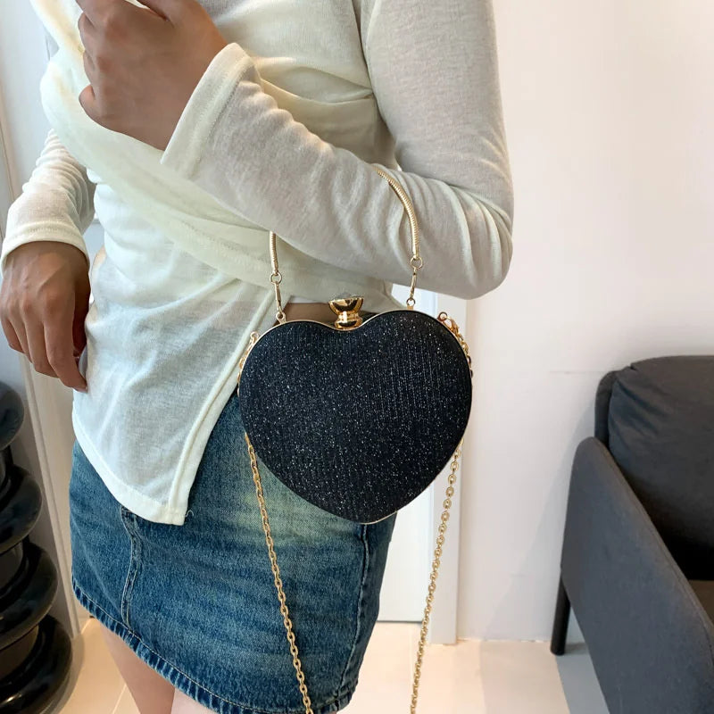 Heart Sparkle Clutch
